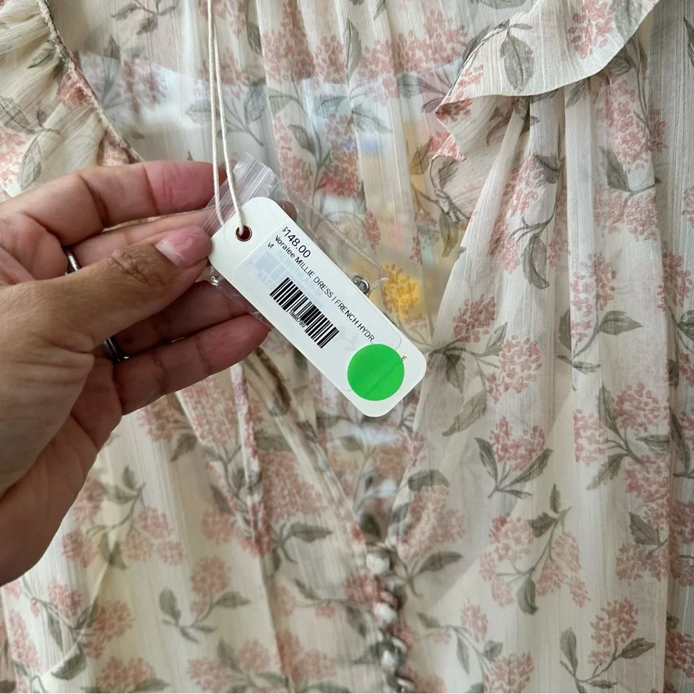 NEW Millie Dress in French Hydrangea Noralee - Picture 4 of 4